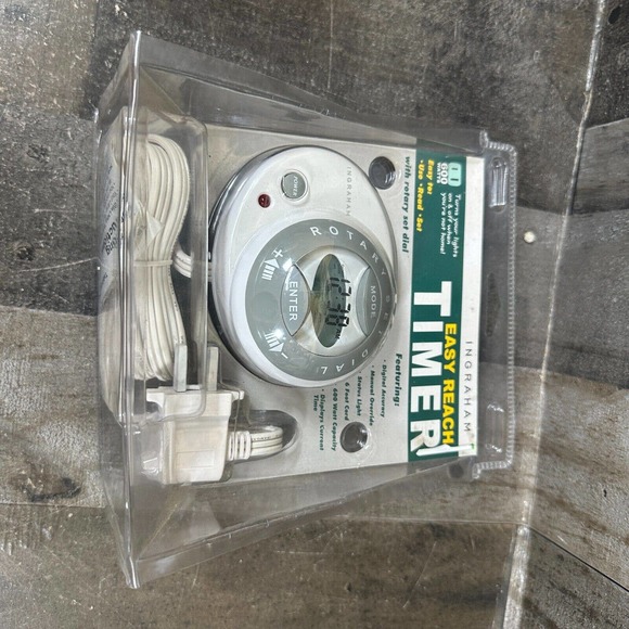 INGRAHAM EASY REACH TIMER!(turns Your Lights On And Off)600W BRAND NEW! LOOK!!!! - Picture 5 of 9